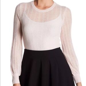 Rebecca Taylor Pink Cloud Valentine Sweater